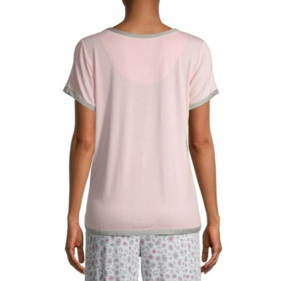 NWT Secret Treasures Essentials Women’s Plus XL Crew Neck Sleepwear Top Cozy PJs - Picture 3 of 3